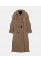  Stella McCartney Oversized Belted Trench Coat Mud | Damefrakker og jakker