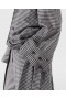  Stella McCartney Oversized Checked Belt Trench Coat Kremfarget og Svart | Damefrakker og jakker