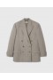  Stella McCartney Oversized Dobbelspent Blazer Grå | Damefrakker Og Jakker
