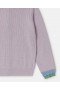  Stella McCartney Cardigan med kamskjellkant, lilla | Barnegensere og -cardiganser