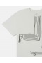  Stella McCartney Skateboard Graphic T-skjorte Kremfarget | Barne-T-skjorter og genser