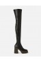  Stella McCartney Skyla Over-the-knee støvletter svarte | Damestøvler