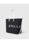  Stella Mccartney Smc Banantex® Stor Tote Bag Svart Og Hvit | Dame Skuldervesker
