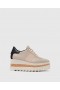  Stella McCartney Sneak-elyse Platform Sneakers Beige | Dame Kilehøye Sko
