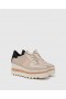  Stella McCartney Sneak-elyse Platform Sneakers Beige | Dame Kilehøye Sko
