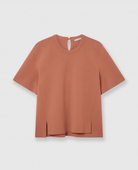  Stella McCartney Boxy Kortermet T-skjorte Blush | Dame Strikkevarer