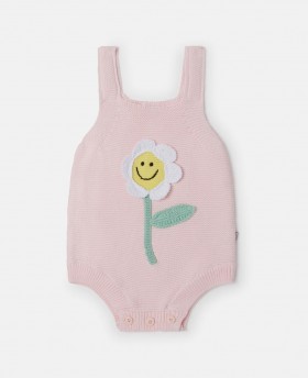  Stella McCartney Blomsterbrodert Romper Rosa | Barnekjoler og Jumpsuits