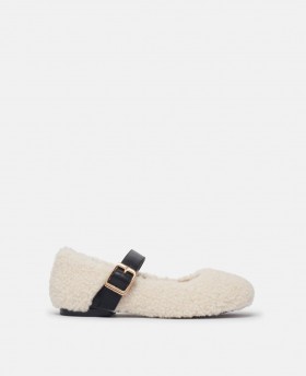 Stella McCartney Fluffy Buckle Pumps Elfenben | Barnesko og tilbehør