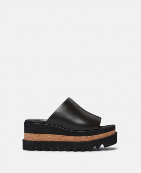  Stella McCartney Sneak-elyse Platåsandaler Ebony Svart | Dame Sandaler