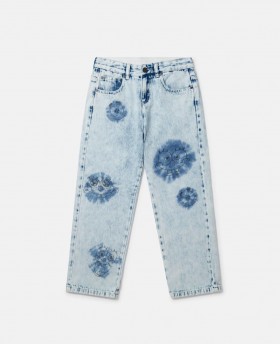  Stella McCartney Spongebob Graphic Denim Jeans Blå | Barnebukser og shorts