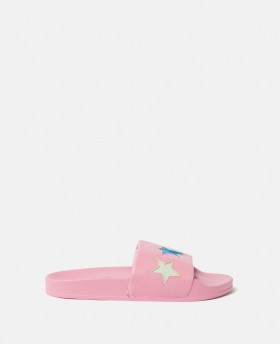  Stella McCartney Stjerneprint Slides Rosa | Barnesko og tilbehør