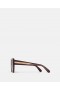  Okulary przeciwsłoneczne Stella Mccartney Chunky Square Cat-eye, przezroczyste, w kolorze ciemnej czekolady i złota | Okulary przeciwsłoneczne damskie
