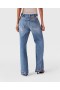  Jeansy Stella Mccartney Falabella Hips Straight-leg Blue | Jeansy damskie
