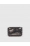  Portfel damski Stella Mccartney Falabella Zipper Cardholder w kolorze czarnym |