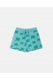  Spodenki Stella Mccartney z nadrukiem żaby i ściągaczem w kolorze niebieskim | Spodnie i szorty dziecięce