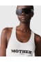  Stella Mccartney Mother Fucker Tank Top Biały | Bluzy i koszulki damskie
