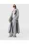 Stella Mccartney Oversize'owy trencz z paskiem Mist | Damskie płaszcze i kurtki