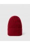  Czapka beanie Stella Mccartney z prążkowanym logo w kolorze czerwonym | Czapki i szaliki damskie