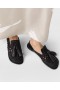  Mokasyny Stella Mccartney Ryder Woven Tassel w kolorze czarnym | Damskie płaskie buty