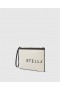  Portfel damski Stella Mccartney SMC Canvas Pouch w kolorze ecru i czarnym