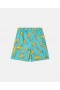  Spodenki kąpielowe Stella Mccartney Spongebob Graphic w kolorze niebieskim/żółtym | Spodnie i szorty dziecięce