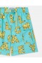  Spodenki kąpielowe Stella Mccartney Spongebob Graphic w kolorze niebieskim/żółtym | Spodnie i szorty dziecięce