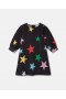 Sukienka jeansowa Stella Mccartney w gwiazdki, wielokolorowa | Sukienki i kombinezony dla dzieci