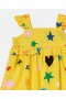 Zestaw sukienka i bloomersy Stella Mccartney w gwiazdki w kolorze żółtym | Dla dziewczynek i niemowląt