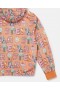 Stella Mccartney Stella Woodland Lettering Hooded Raincoat Orange | Odzież wierzchnia dla dzieci