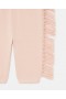 Spodnie dresowe Stella Mccartney Western Fringed Joggers w kolorze brzoskwiniowo-różowym | Spodnie i szorty dziecięce