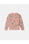  Bluza z okrągłym dekoltem Stella Mccartney Woodland Print w kolorze różowym | Koszulki i topy dziecięce