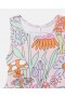  Stella Mccartney Woodland Print Fringed Swimsuit Pink | Stroje kąpielowe dla dzieci