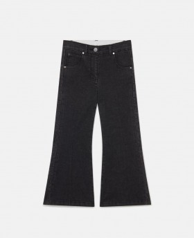 Jeansy jeansowe Stella Mccartney Flared w kolorze czarnym | Spodnie i szorty dziecięce