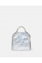  Stella McCartney Geantă Falabella Tiny Tote Argintie cu Mâner de Damă