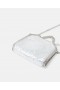  Stella McCartney Geantă Falabella Tiny Tote Argintie cu Mâner de Damă