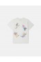  Tricou Stella McCartney Fairies Print Rotund cu Imprimeu Alb | Tricouri și Bluze pentru Copii