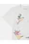  Tricou Stella McCartney Fairies Print Rotund cu Imprimeu Alb | Tricouri și Bluze pentru Copii