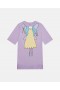  Rochie tricou Stella McCartney cu imprimeu Fairy și guler rotund, violet | Rochii și salopete pentru copii