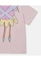  Tricou Stella McCartney cu imprimeu Fairy și guler rotund, roz | Copii, fete și bebeluși