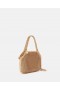  Stella McCartney Geantă Falabella cu plasă de cristal mini, culoare fawn | Genți mini și clutch-uri pentru femei
