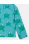 Bluză de baie Stella McCartney cu imprimeu de broască, albastru/verde | Copii Bebeluși și băieți