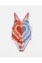  Costum de baie Stella McCartney cu imprimeu Heart Tie-dye și imprimeu grafic, roșu/albastru | Costume de baie pentru copii