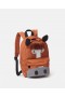  Rucsac Stella McCartney cu grafică de cai, maro | Încălțăminte și accesorii pentru copii