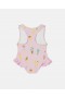 Costum de baie Stella McCartney cu imprimeu înghețată, roz | Costume de baie pentru copii