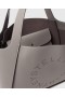  Stella McCartney Geantă tote mare cu logo, gri fumuriu, pentru femei | Genți tote