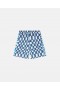 Pantaloni scurți Stella McCartney Moniker Check albaștri | Pantaloni și pantaloni scurți pentru copii