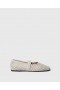 Balerini Stella McCartney Ryder Perforated Bej | Balerini damă