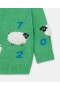  Pulover Stella McCartney cu broderie Sheep, verde | Copii Bebeluși Băieți