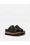  Sandale Stella McCartney cu platformă Sneak-elyse, negre, cu imprimeu floral, pentru femei
