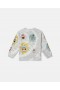 Bluză Stella McCartney Spongebob Graphic Tie-dye Gri | Tricouri și hanorace pentru copii